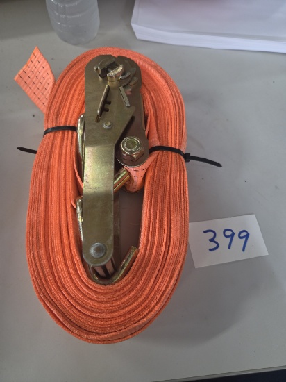 New 2 inch x 25 ft ratchet strap