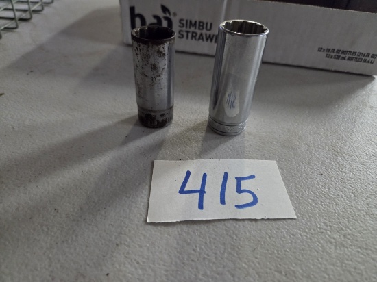 Snap-on 3/8 drive- 13/16 &7/8 sockets
