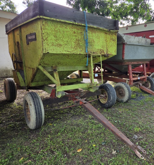 Gravity bin wagon