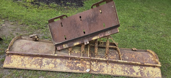 Snow plow for quick attack
