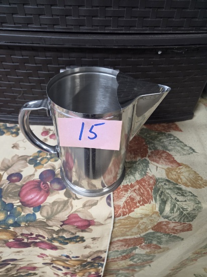 Stainless steel pitcher