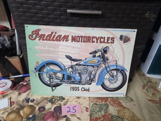 Indian motorcycle sign