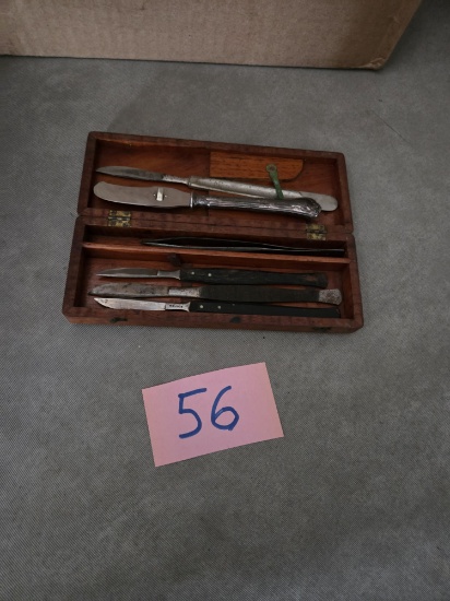 Vintage civil war medical surgery kit
