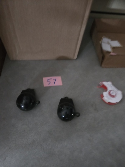 Fisherman's down rigger weights