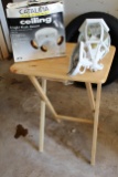 Outdoor Light Fixtures and Folding Table