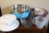 Misc Bowls, Measuring Cups Deviled Egg Holder