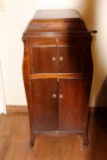 Antique Record Player & Record