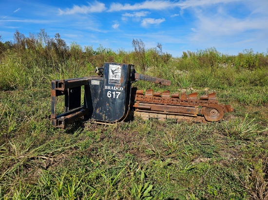 Bradco 617 Trencher Skid Steer Attachment