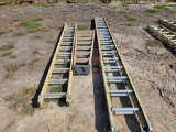 (3) Assorted length ladders