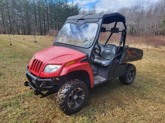 2015 Artic Cat HDX 800 w/ Boss Snow Plow