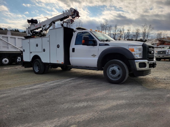 2016 Ford F-550 Service Crane Truck VIN: 1FDUF5HT8GEC58139