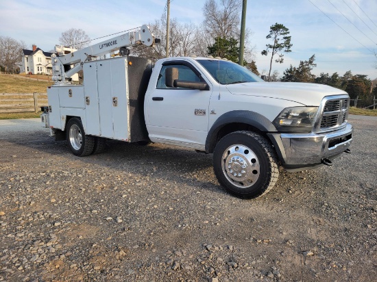 2012 Ram 5500 w/ 6k lb. Service Crane  VIN: 3C7WDMBL5CG246249
