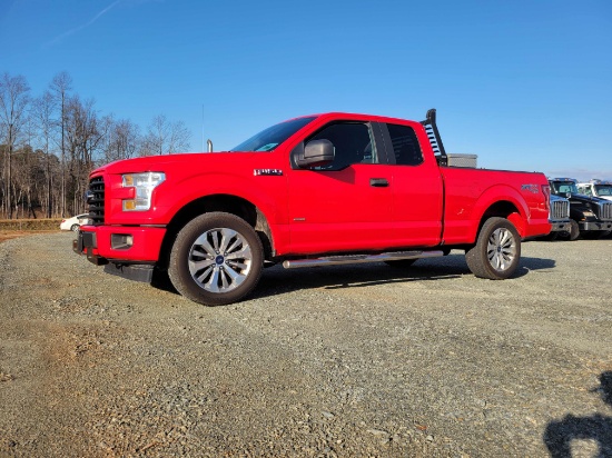 2017 Ford F-150 Extra Cab 4x4 Pickup VIN: