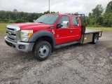 2015 Ford F-550 Crew Cab 4x4 FlatBed VIN: 1FD0W5HT2FEC44234