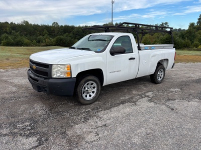2011 Chevrolet Silverado Pickup with Ladder Rack & Tool Boxes