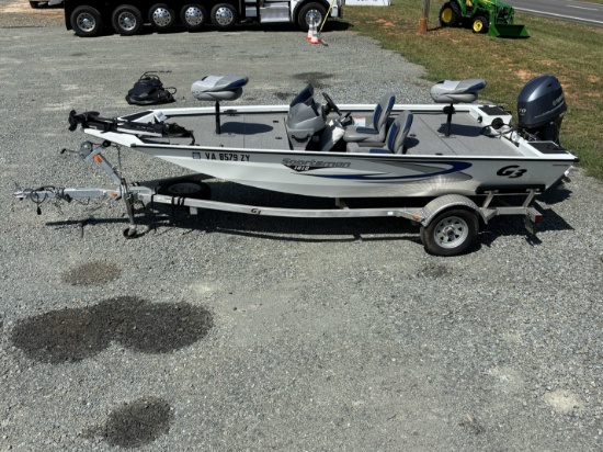 2022 G3 Sportsman 1610 Boat & Bear Trailer