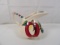 VINTAGE PURINTON SLIPWARE WATER JUG PITCHER IN APPLE PATTERN