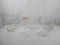 HUGE LOT OF CLEAR GLASS, SOME CRYSTAL