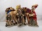 LOT OF (5) INCLUDING PORCELAIN WISE MEN FIGURES AND CAMELS