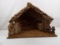 SMALLER NATIVITY CRECHE WITH MOSS DETAIL