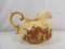 VINTAGE ARNEL'S CERAMIC PITCHER IN MUSHROOM PATTERN