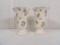 (2) PFALTZGRAFF NATUREWOOD PARFAIT DISHES/ VASES