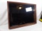 SHADOW BOX DISPLAY CASE WITH GLASS TOP