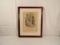 FRAMED REVUE DE LA MODE FASHION PLATE MARKED 1877