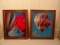 (2) FRAMED HOT AIR BALLOON PHOTOGRAPHS IN MCM STYLE FRAMES