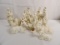 (12) PORCELAIN NATIVITY FIGURES WITH GOLD DETAILS AND MATTE FINISH