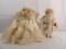 (2) VINTAGE ANGELS INCLUDING CHRISTMAS TREE TOPPER AND PORCELAIN DOLL