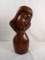 HUGE WOODEN BUST IN MCM STYLE