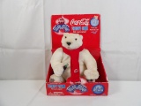 COCA-COLA POLAR WORLD THIRSTY BEAR STUFFED ANIMAL