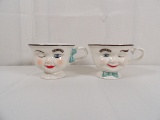(2) LIMITED EDITION BAILEY'S WINKING YUM TEACUP SET