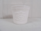 MILK GLASS PLANTER