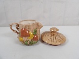 VINTAGE ARNEL'S CERAMIC CREAMER IN MERRY MUSHROOM PATTERN