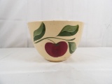 VINTAGE WATT MIXING BOWL IN SINGEL APPLE PATTERN.