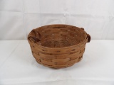 LONGABERGER ROUND HANDLED BASKET.  APPROX 10