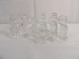 GLASS NATIVITY SET