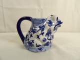 BLUE AND WHITE FROG CREAMER PITCHER