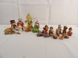LOT OF VARIOUS VINTAGE CHRISTMAS FIGURES