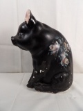 VINTAGE CHALKWARE PAINTED PIGGY BANK