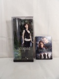 BARBIE COLLECTOR PINK LABEL ALICE FROM TWILIGHT ECLIPSE WITH TWILIGHT 2 DISK SPECIAL EDITION DVD