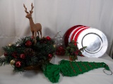 LOT OF VARIOUS CHRISTMAS DECOR ITEMS