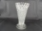 VINTAGE DIAMOND POINT VASE