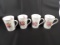 LOT OF (4) ASTBURY ROYAL ALBERT WORKS STAFFORDSHIRE CUPS