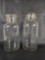 (2) LARGE VINTAGE GLASS JARS