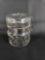 TINY VINTAGE ATLAS E-Z SEAL JAR WITH GLASS LID AND WIRE CLOSURE