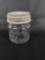 TINY VINTAGE DREY PERFECT MASON JAR WITH ZINC LID