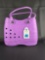 PURPLE OPTARI SOL TOTE AND SUNFLOWER FOBBZ